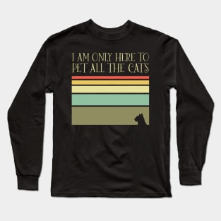 Pet All The Cats! Long Sleeve T-Shirt